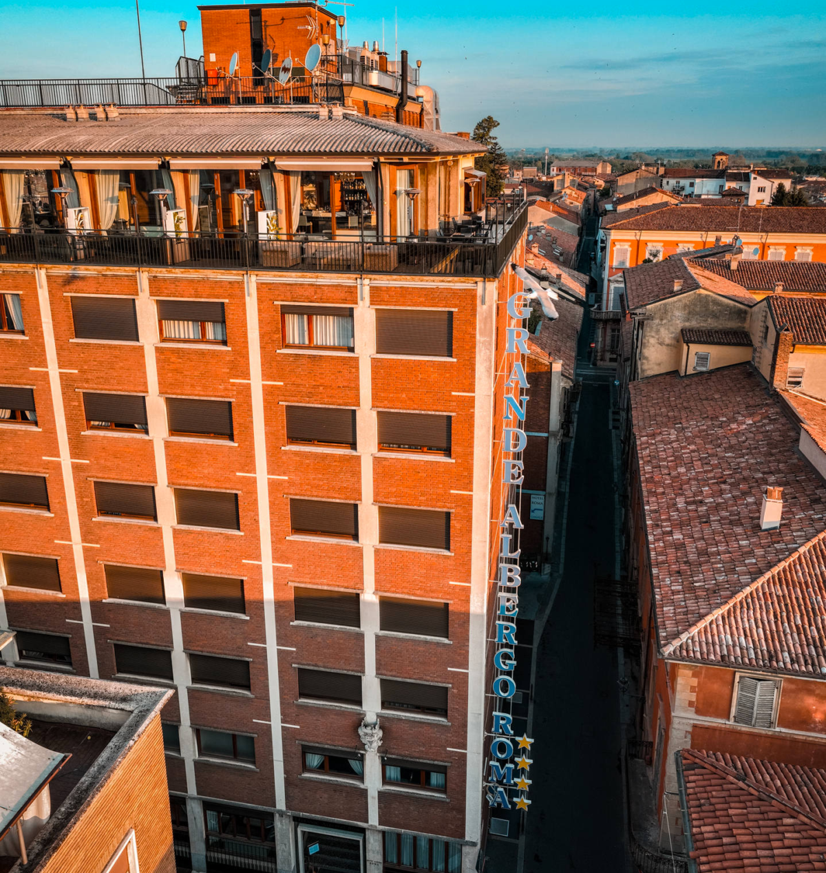 Grande Albergo Roma – rooftop terrace